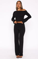 We'll Be Fine Pants Black