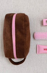 Lillian Cosmetic Bag Chocolate