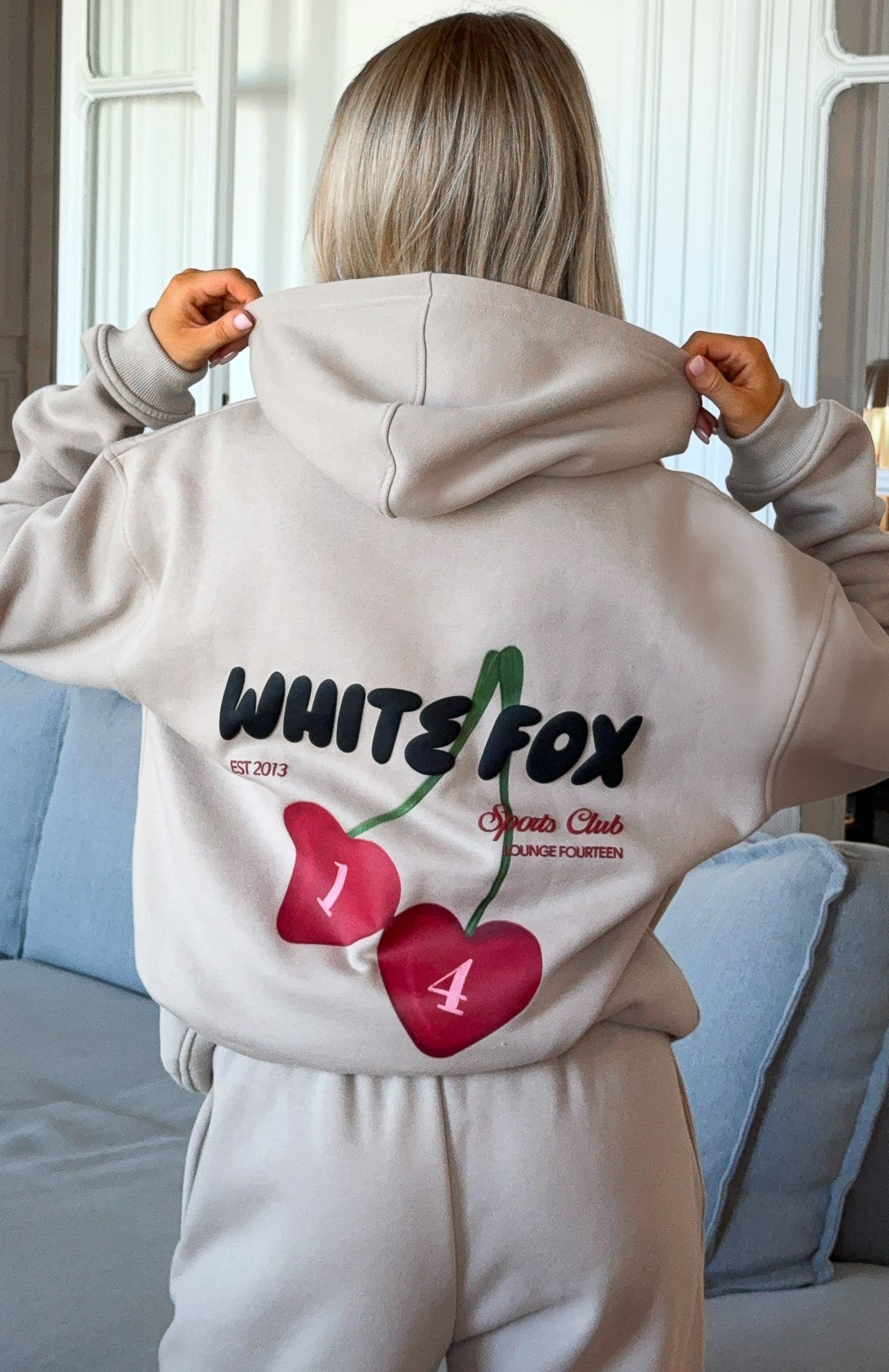 Club 14 Trinity Oversized Hoodie Moon